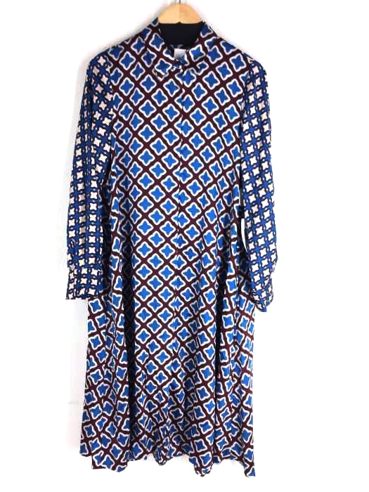 ZARA（ザラ） 総柄シャツワンピース レディース ワンピース