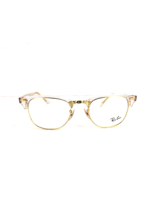 Ray-Ban（レイバン） クラブマスター クリア ゴールド メンズ ファッション雑貨