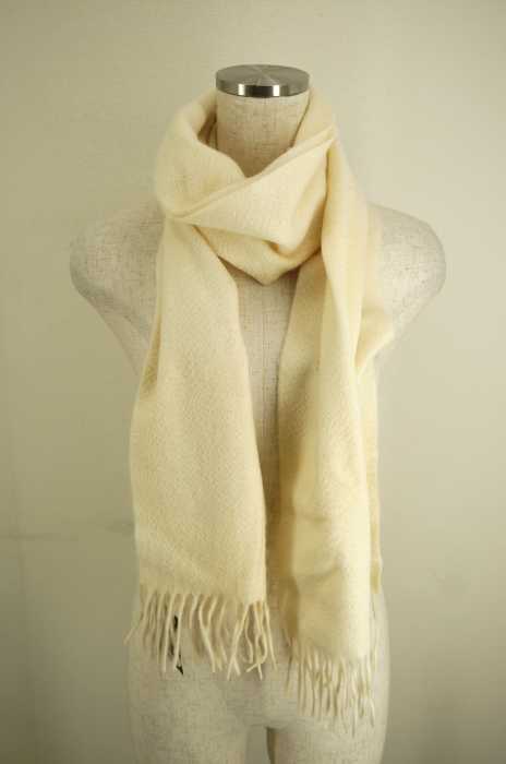 未使用◇THE NATIONAL TRUST◇カシミヤマフラー◇オフホワイト