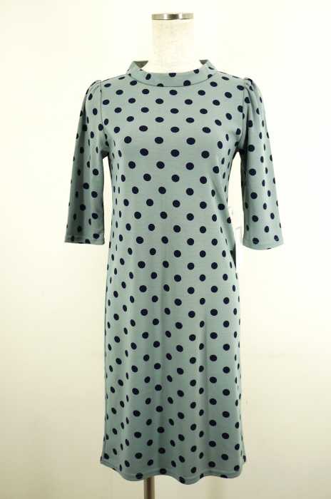 Dazzlin ダズリン 七分袖ドットワンピース レディース ワンピース ブランド古着買取販売バズストア