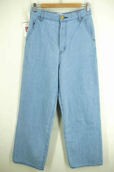 BLACK by moussy (ブラックバイマウジー) NIBRA wide Denim ワイドデニムパンツ レディース パンツ
