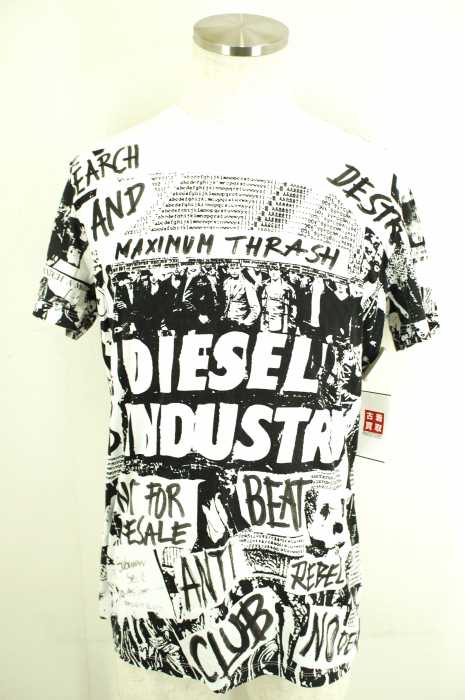 DIESEL (ディーゼル) 半袖プリントtシャツ メンズ トップス