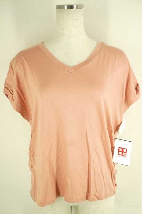 RIVE DROITE （リヴドロワ） リヨセルコットンVネックTシャツ レディース トップス