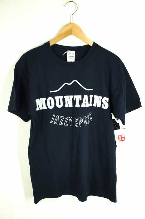 JAZZY SPORT(ジャジースポート) MOUNTAINS ロゴプリントTシャツ メンズ トップス