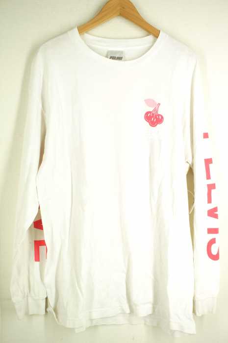 PELVIS （ペルビス） さくらんぼプリント L/S Tシャツ メンズ トップス