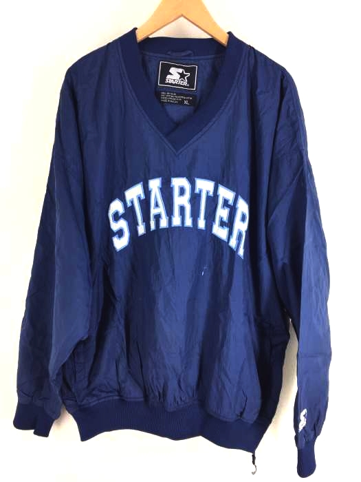STARTER(スターター) Vネックナイロンプルオーバー メンズ トップス