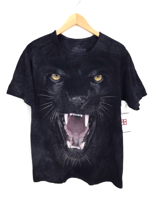 the mountain(ザマウンテン) 総柄プリントTシャツ メンズ トップス