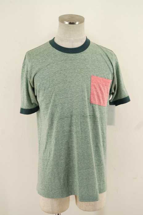 TOWN CRAFT(タウンクラフト) 70年代ポケット付き霜降りトリムTシャツ メンズ トップス
