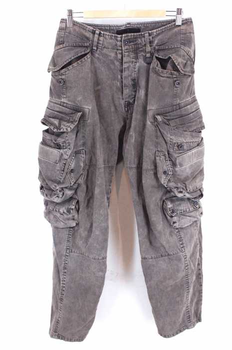 JULIUS （ユリウス） 13SS　デニム生地ワイドカーゴパンツ メンズ パンツ