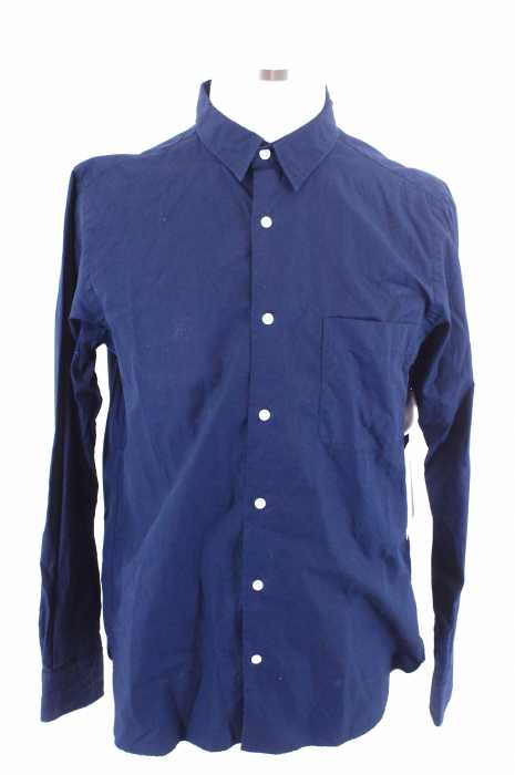 UNIVERSAL PRODUCTS （ユニバーサルプロダクツ） BROAD REGULAR COLLAR SHIRTS　コットンシャツ メンズ トップス