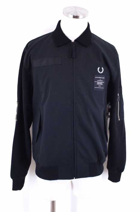 FRED PERRY × ART COMES FIRST （フレッドペリー アートカムズファースト） 16AW　Contrast Sleeve Harrington Jacket メンズ アウター