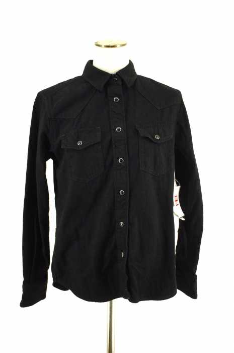 sacai （サカイ） 17SS デニムバックベルトボタンシャツ レディース トップス