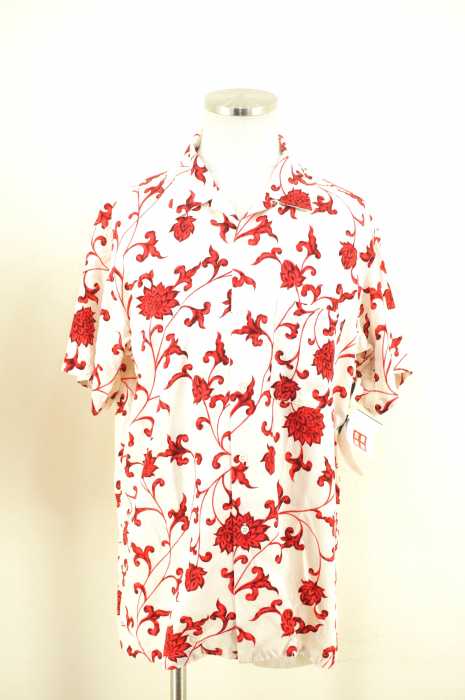 Yohji Yamamoto POUR HOMME （ヨウジヤマモトプールオム） 総柄オープンカラーシャツ メンズ トップス
