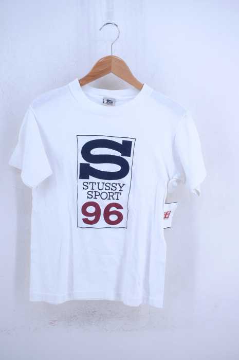 STUSSY （ステューシー） 90S 白タグ プリントTシャツ レディース トップス