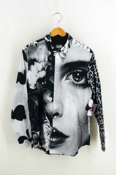 Paul Smith (ポールスミス 19AW 総柄切替プリントボタンシャツ メンズ トップス