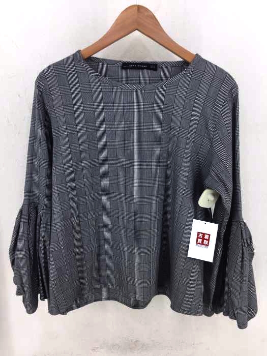 ZARA WOMAN（ザラ ウーマン） フレアスリーブブラウス レディース トップス