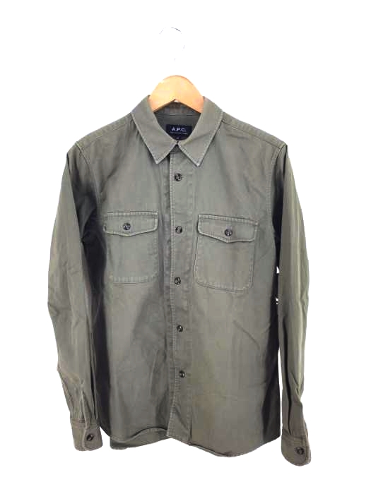 A.P.C.(アーペーセー) コットンアーミーシャツ メンズ トップス