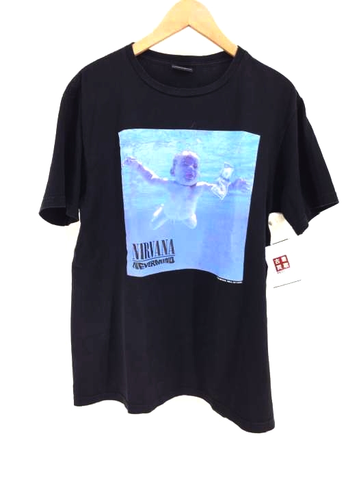 WALLOF FAME(ウォールオブフェイム) NIRVANA プリントクルーネックTシャツ メンズ トップス