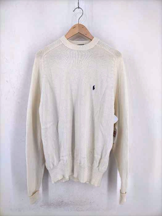Polo by RALPH LAUREN（ポロバイラルフローレン） ポニー刺繍 コットンクルーネックニット メンズ トップス