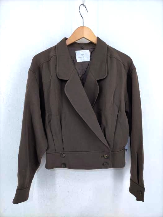 USED古着（ユーズドフルギ） ギャバジンダブルショートジャケット レディース アウター