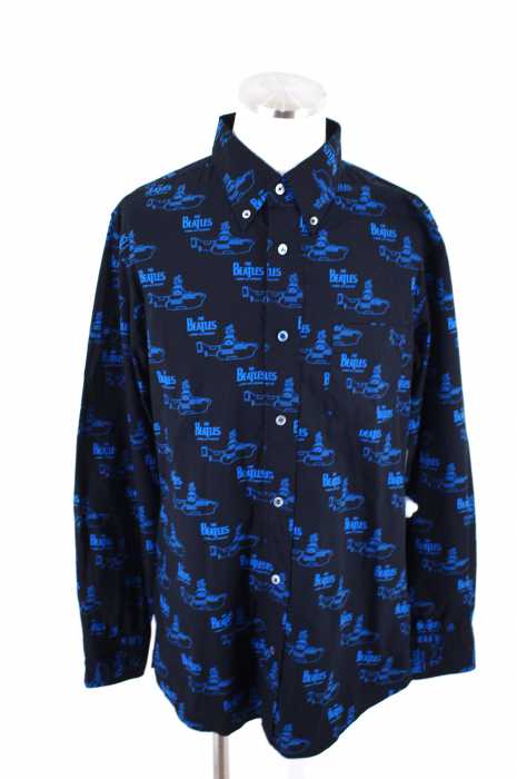 COMME des GARCONS × THE BETALES　（コムデギャルソン xザ　 ビートルズ） AD2011 イエローサブマリン　総柄シャツ メンズ トップス