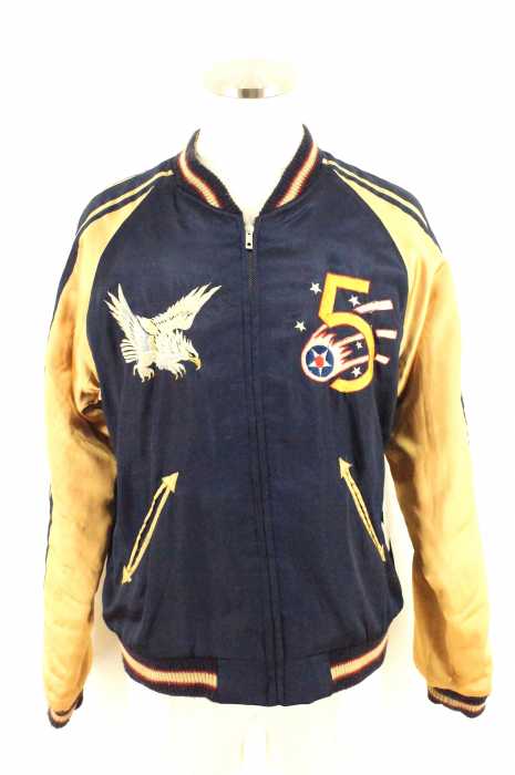 東洋(トウヨウ) リバーシブルスカジャン 龍×鷹 メンズ アウター
