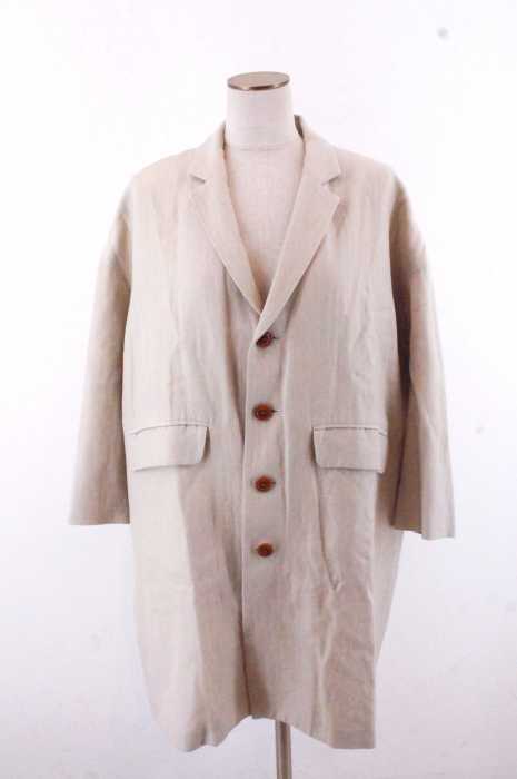 l'atelier du savon （アトリエドサボン） 14AW　ウール混ヘリンボーンチェスターコート レディース アウター