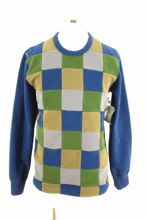 COMME des GARCONS HOMME DEUX　 （コムデギャルソンオムドゥ） AD2011 パッチワーククルーネックフリース メンズ トップス