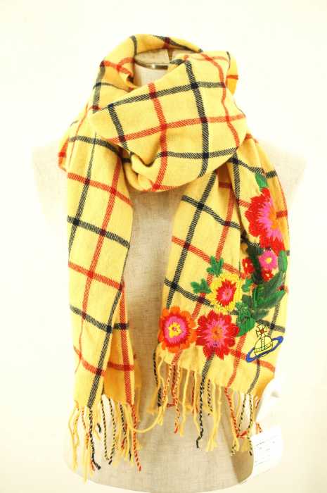 Vivienne Westwood （ヴィヴィアンウエストウッド） ワッペン刺繍チェック レディース ファッション雑貨