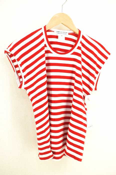 COMME des GARCONS （コムデギャルソン） クルーネックボーダーTEE レディース トップス