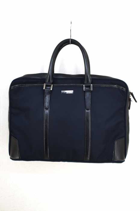 Samsonite（サムソナイト） レザー切替 ナイロンブリーフケース メンズ バッグ