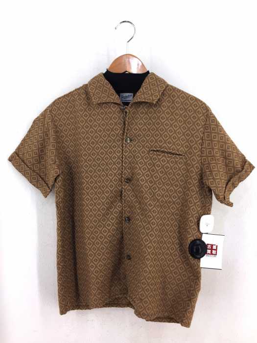 TENDERLOIN（テンダーロイン） 総柄　ホリゾンタルカラーシャツ メンズ トップス