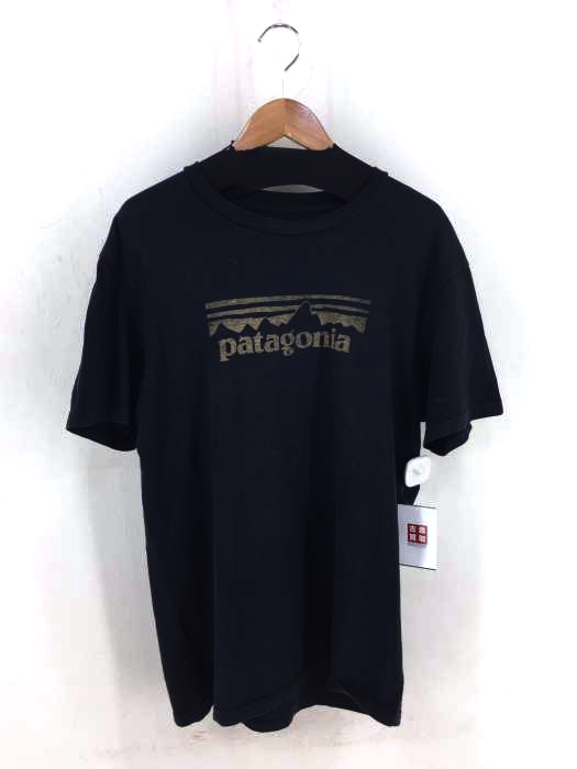 patagonia（パタゴニア） ロゴプリント　クルーネックTシャツ メンズ トップス
