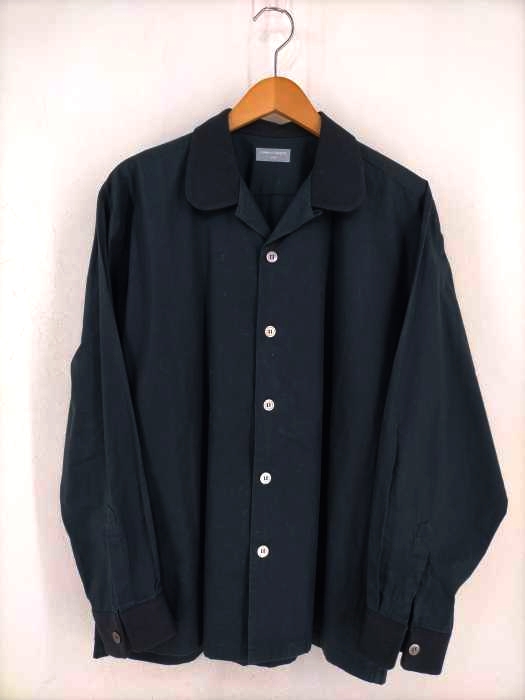COMME des GARCONS HOMME（コムデギャルソンオム） AD1995 96SS 襟カフス切替コットンシャツ ボックスヘム メンズ トップス