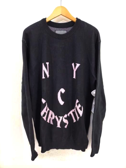CHRYSTIE NYC(クリスティーニューヨーク) クルーネックコットンニット メンズ トップス