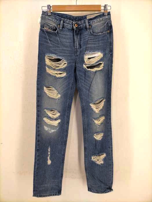 DIESEL（ディーゼル） Rizzo ダメージ加工デニムパンツ レディース パンツ