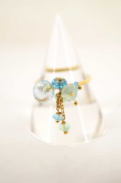 sweet pea (スイートピー) 750ゴールド ストーンリング レディース アクセサリー