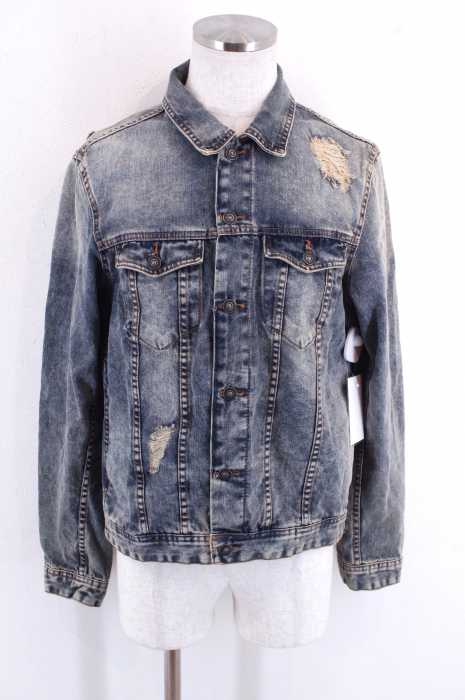 ZARA MAN (ザラマン) 加工デニムジャケット メンズ アウター