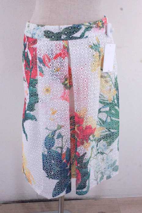 derhy (デリ) 花柄総刺繍プリーツスカート レディース スカート
