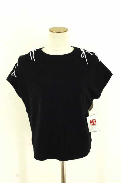 OPENING CEREMONY （オープニングセレモニー） 紐付きコットンカットソー　Tシャツ レディース トップス