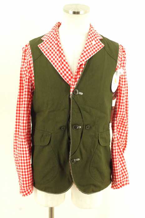 JUNYA WATANABE COMME des GARCONS MAN（ジュンヤワタナベコムデギャルソンマン） AD2008　リバーシブルチェック柄シャツジャケット メンズ アウター