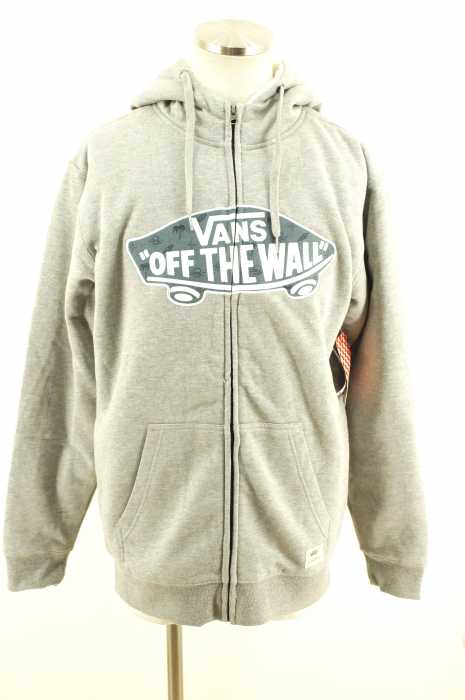 VANS (バンズ) 裏ボアロゴプリントシップアップパーカー メンズ トップス