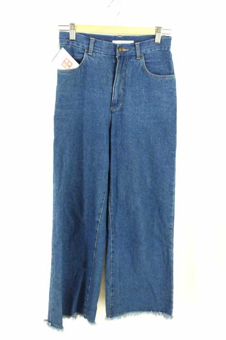 KBF （ケイビーエフ） 16AW ハイウエストフリンジデニム レディース パンツ