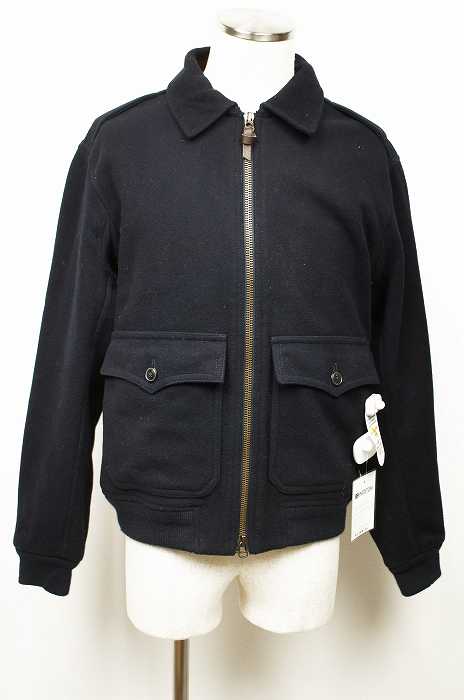 Polo by RALPH LAUREN （ポロバイラルフローレン） レザー使いウールデザインブルゾン メンズ アウター