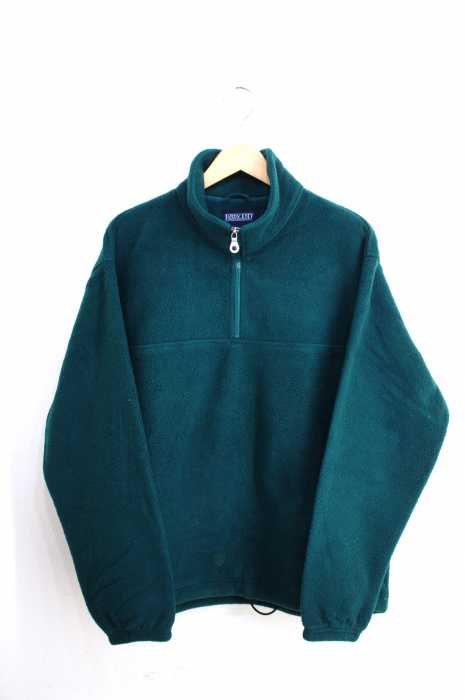LANDS' END(ランズエンド) ハーフジップフリースジャケット メンズ トップス