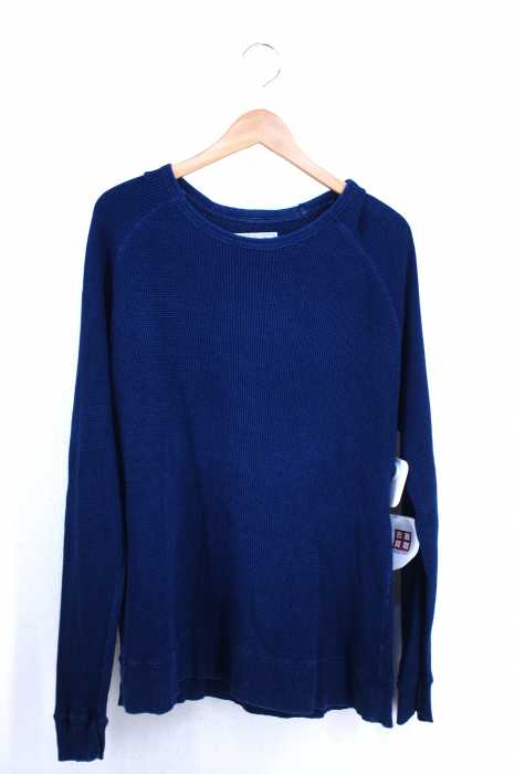 Denime（ドゥニーム） カットデニムワッフルクルーネック メンズ トップス
