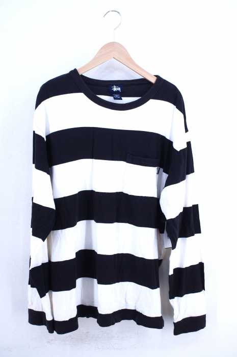 STUSSY （ステューシー） ボーダーロンT メンズ トップス
