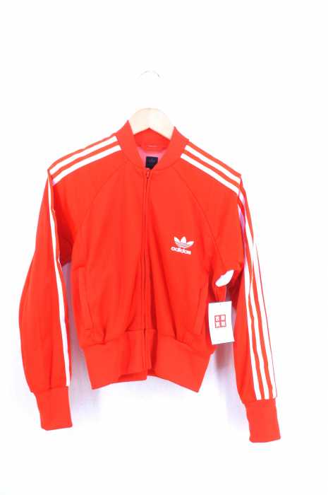 adidas （アディダス） トレフォイルロゴ刺繍トラックジャケット レディース アウター