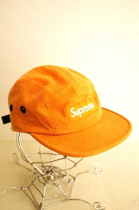 Supreme (シュプリーム) 19AW Washed Canvas Camp Cap メンズ 帽子