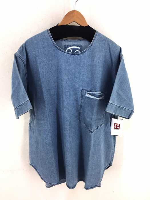 69（シックスティーナイン） 16SS SLIT POCKET TEE デニムTシャツ メンズ トップス